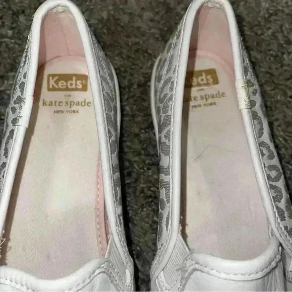 Keds x Kate Spade Women's Double Decker Embroidered Leopard Sneakers Sz 8.5 - Picture 4 of 8